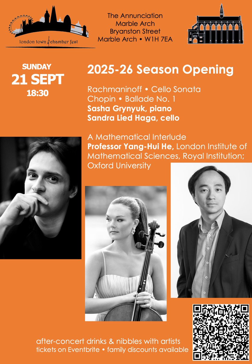 3rd Season of the London Town Chamber Fest concert series at The Annunciation Marble Arch.

eventbrite.co.uk/e/2025-2026-se…