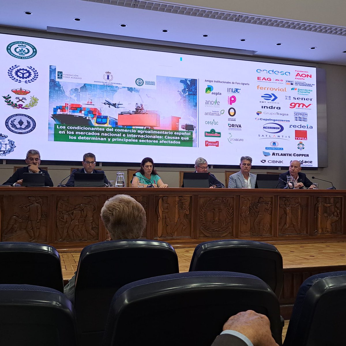 Si no has podido seguir la Jornada de <a href="/Foro_Agrario/">Foro Agrario</a> y <a href="/ANIAagronomos/">ANIA - Asociación Nacional de Ingenieros Agrónomos</a> sobre los condicionantes del comercio agroalimentario, puedes verla a través del este enlace youtube.com/live/ufb4NVPtS…,
<a href="/oia_inlac/">Interprof. Láctea</a>, <a href="/interporc/">INTERPORC</a>, <a href="/Provacuno/">PROVACUNO</a>, <a href="/cesfac/">CESFAC</a>, <a href="/AceitesOlivaES/">Aceites Oliva España</a>