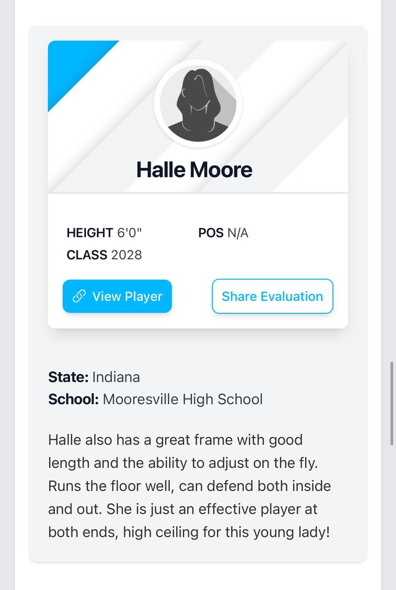 Thank you <a href="/PGHIndiana/">Prep Girls Hoops Indiana</a> for the recognition!!!!