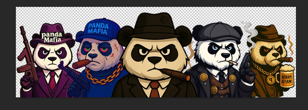 I think we're getting results. 
What do you think of these pandas? And the picture we got?
#Community #PandaMafia #Crypto