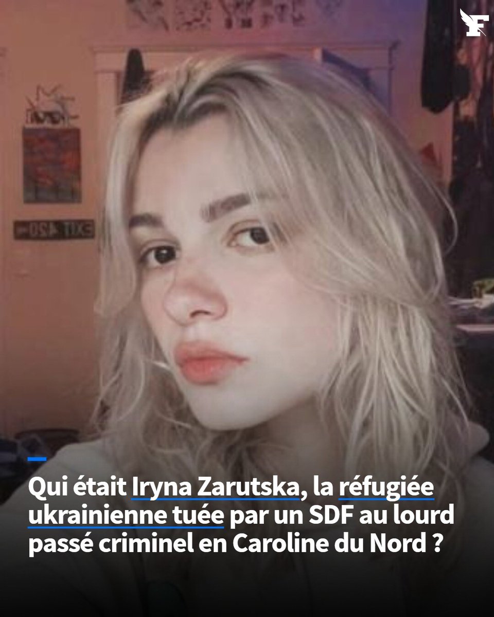 Le_Figaro's tweet photo. Après un silence médiatique de plusieurs semaines, les médias américains s’emparent finalement de la brutale agression d’Iryna Zarutska, 23 ans. →https://t.co/kd0iDE33lx https://t.co/2uzJpOVb0v