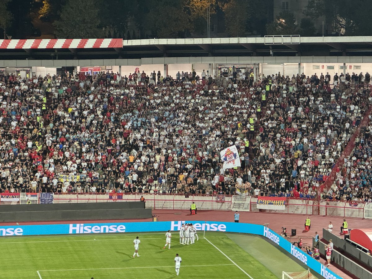 Serbia 0 England 3 - Konsa. Chants of “easy, easy” from the away end