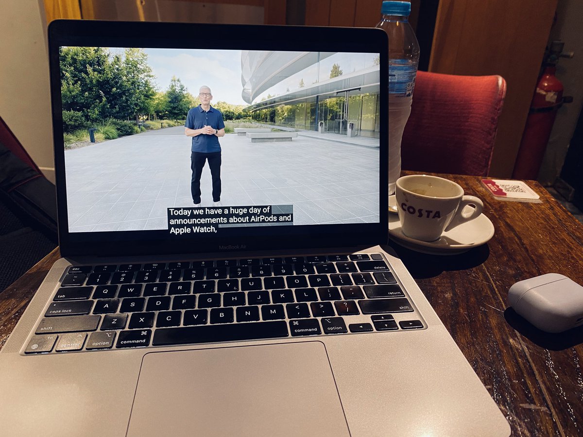 Catching up on the Apple Event ☕️
#AppleEvent