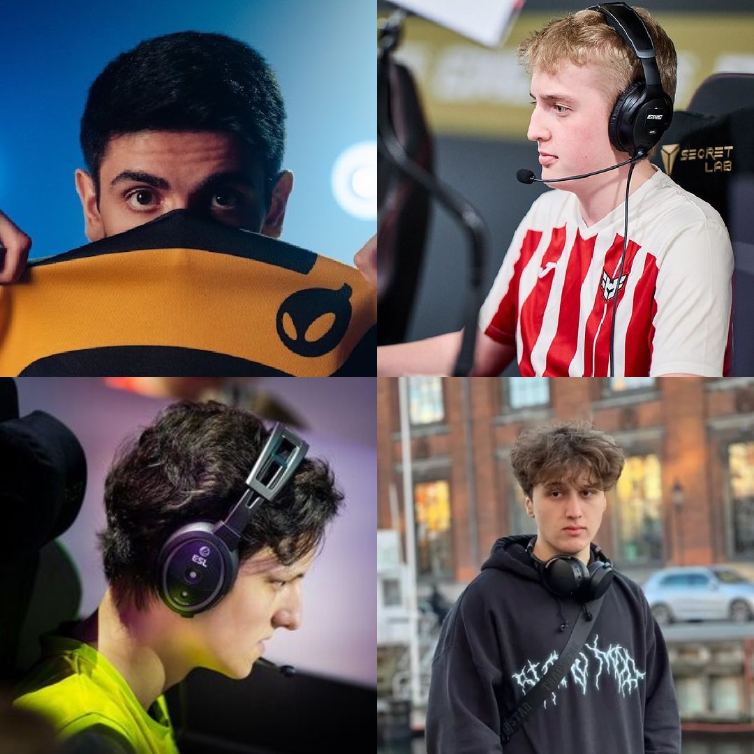 aAnarchy7's tweet image. Best IGL this year? 🏆

1 - @acornfn 
2 - @Fredoxie_ 
3 - @vanyak3kk 
4 - @QueasyFN