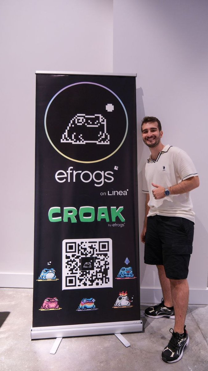 This past Saturday, I had the chance to represent EFROGS at the Community Builders Night in Istanbul. It was such an honor to be there and showcase our amazing community. 💚
Big thanks to <a href="/MetaMask/">MetaMask 🦊</a>, <a href="/ParibuCom/">Paribu</a>, and <a href="/inverternetwork/">Inverter</a> for hosting, and much love to the