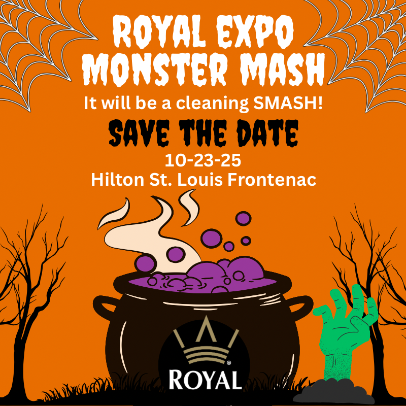 The Royal Expo Monster Mash is coming to St. Louis on 10/23/25. Join us for a fun-filled, spooky day as we celebrate YOU - our valued customers &amp; suppliers. Enjoy delicious food &amp; drinks, music, exciting prizes, giveaways, &amp; more! Stay tuned for more details! #RoyalExpo #RoyaLab