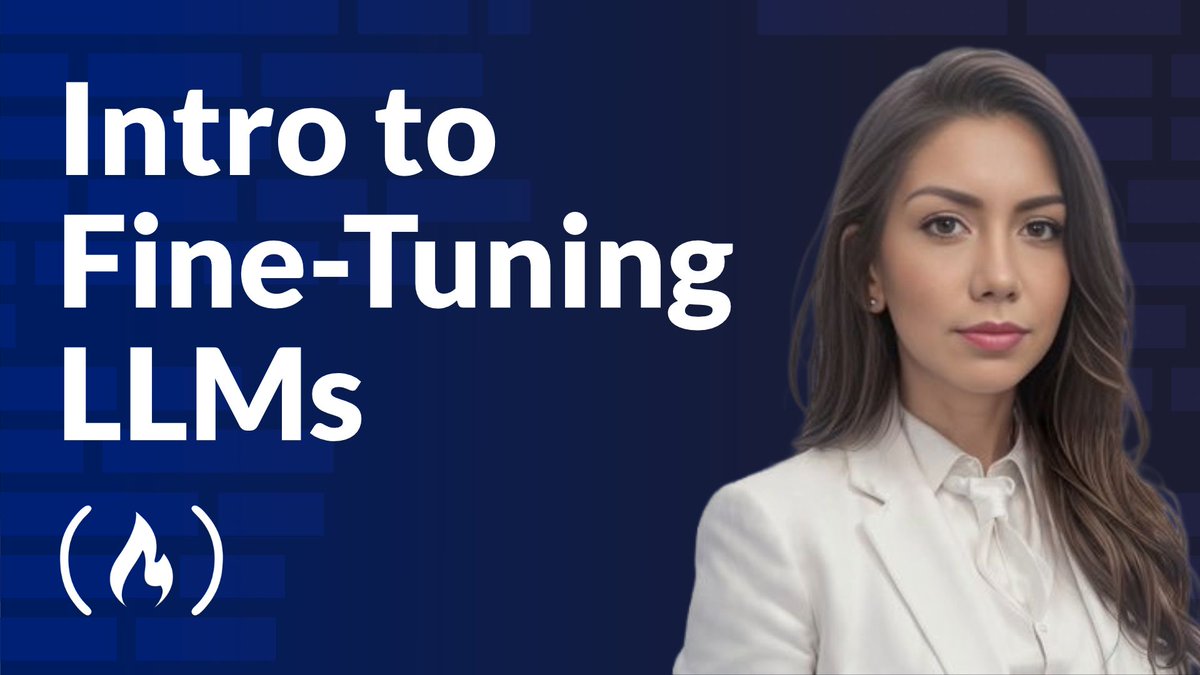 Fine-tuning turns a general LLM into a reliable specialist for your particular domain and tasks. 

And in this course, Tatev teaches you how to fine-tune your LLMs.

You'll learn what fine-tuning means, different methods, how to work with massive models on your home workstation,