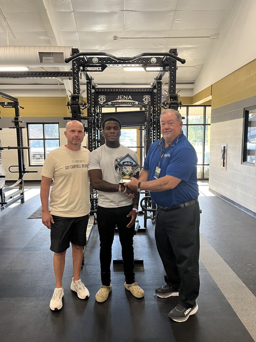 k104scoreboardshow (@k104scoreboard) on Twitter photo Here is Coach Pender presenting Sedrick Wilson (along with Jena HC Jay Roark) with his IMPACT Player of the week trophy presented by Northeast Delta HSA. Wilson had 377 all purpose yards and 5 touchdowns in the Giants win vs Mangham. All Star Trophies with the 🏆 Here is Coach Pender presenting Sedrick Wilson (along with Jena HC Jay Roark) with his IMPACT Player of the week trophy presented by Northeast Delta HSA. Wilson had 377 all purpose yards and 5 touchdowns in the Giants win vs Mangham. All Star Trophies with the 🏆