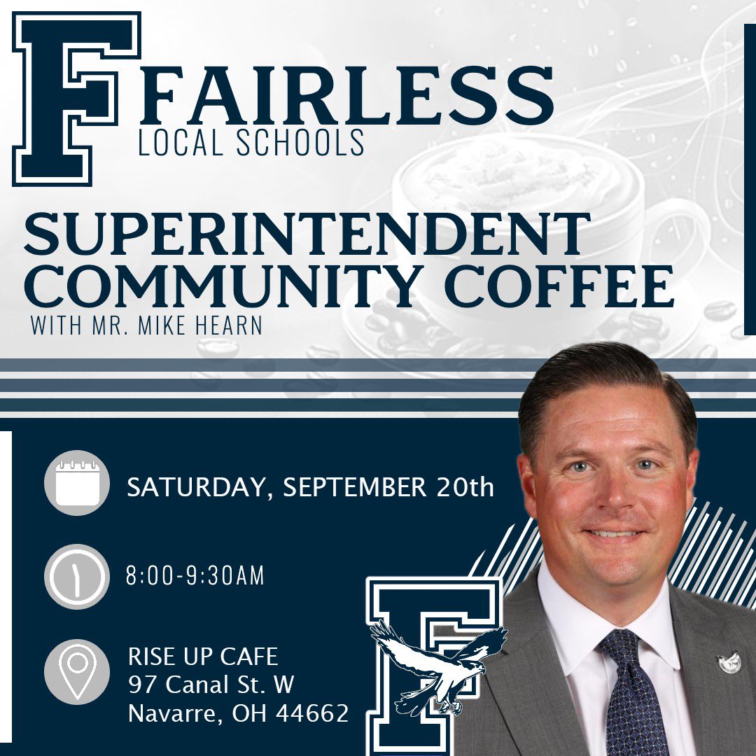 This is the second date in a series of community coffees. So far, 9/18 at Kremeland and 9/20 at Rise Up have been scheduled. More dates to be announced soon.