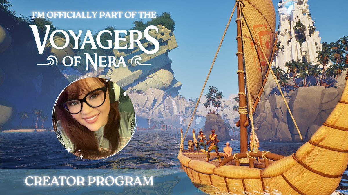 I’m officially part of the @VoyagersOfNera Early Access Creator Program! I’ll be streaming it all next week with giveaways, exclusive Echo drops, and plenty of ocean adventures!

Early Access launches Sept 16! Add it to your wishlist now: store.steampowered.com/app/2686630/Vo…

#VoyagersOfNera