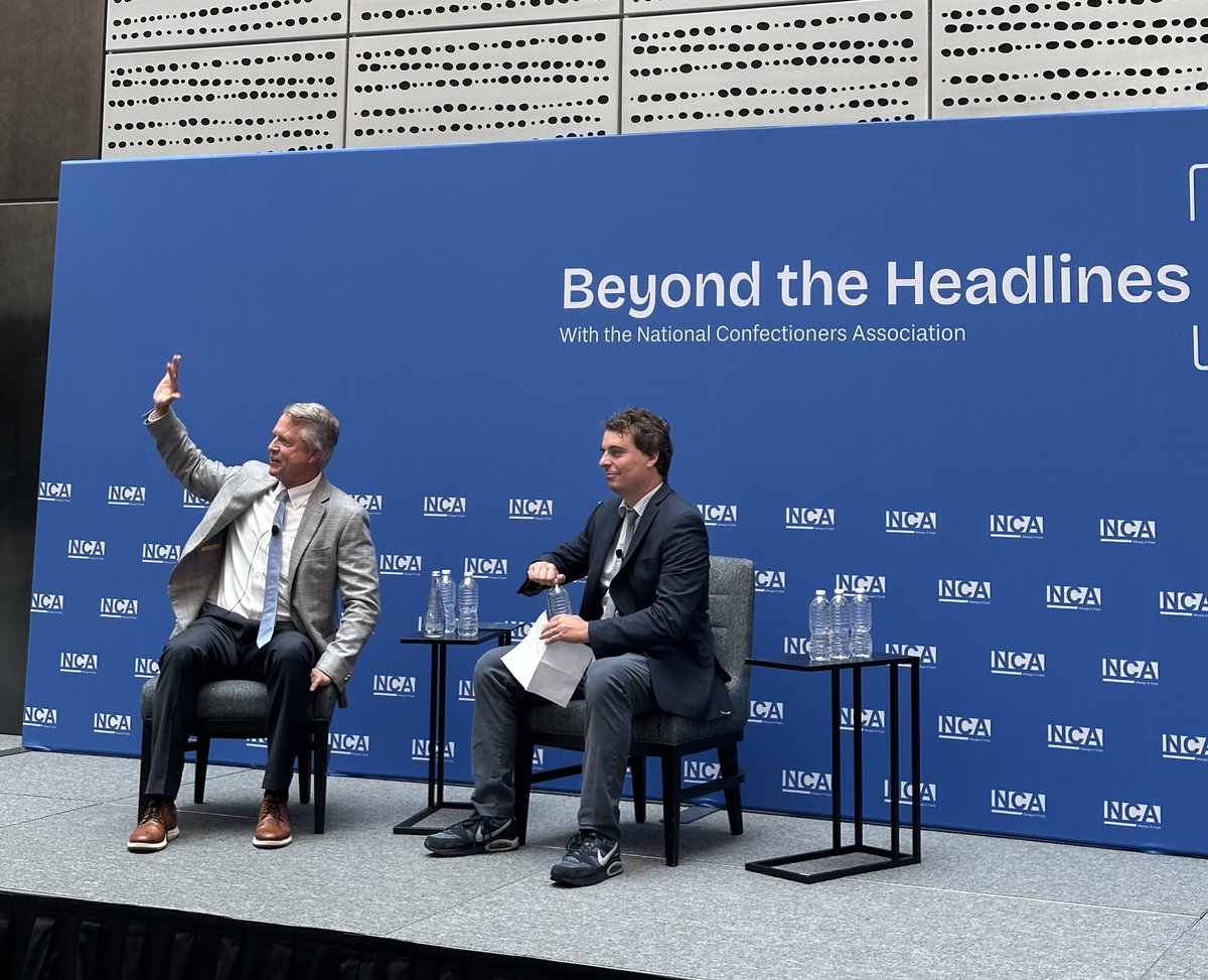 NCA welcomes <a href="/RogerMarshallMD/">Dr. Roger Marshall</a> to #WashingtonForum2025 🍬