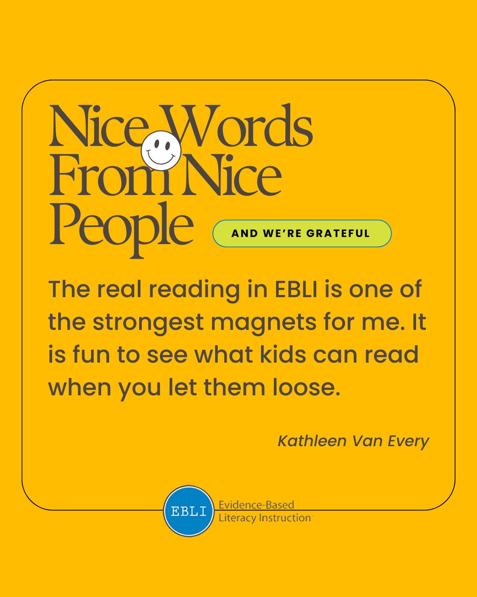 EBLIreads's tweet image. With the right tools, students don’t just read — they take off.

Real reading. Real confidence.

#EBLI #EvidenceBasedLiteracyInstruction #LinguisticPhonics #ReadingTeacher #ScienceOfReading