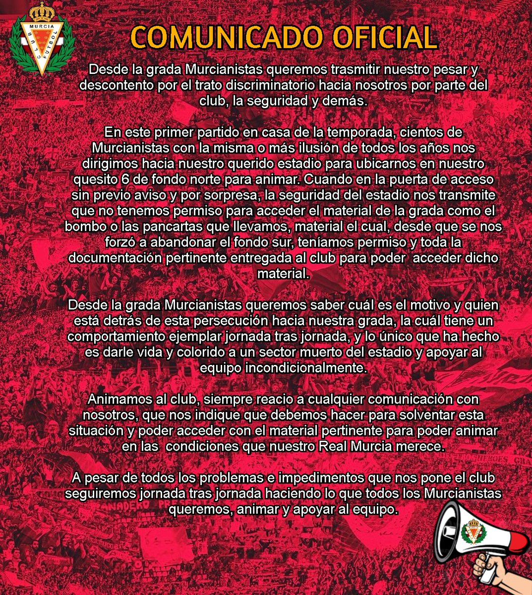📢🔴 *COMUNICADO OFICIAL* ⚪📢