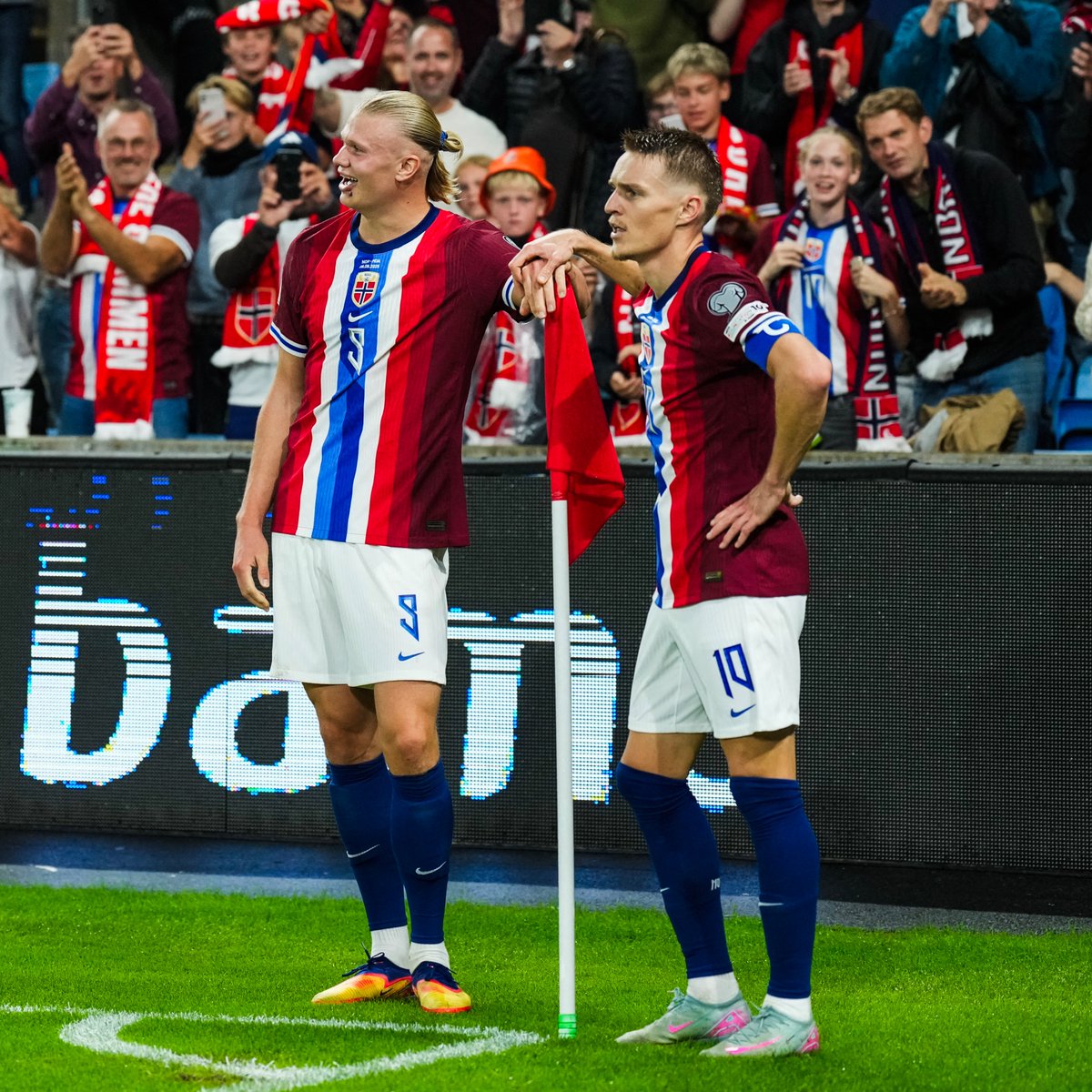 EURO2024FRA's tweet photo. 🇳🇴 Erling Haaland ce soir!
👟 ⚽️ 6e
⚽️ 11e
⚽️ 36e
⚽️ 43e
⚽️ 52e
#NorMol https://t.co/AYYIgdGESz