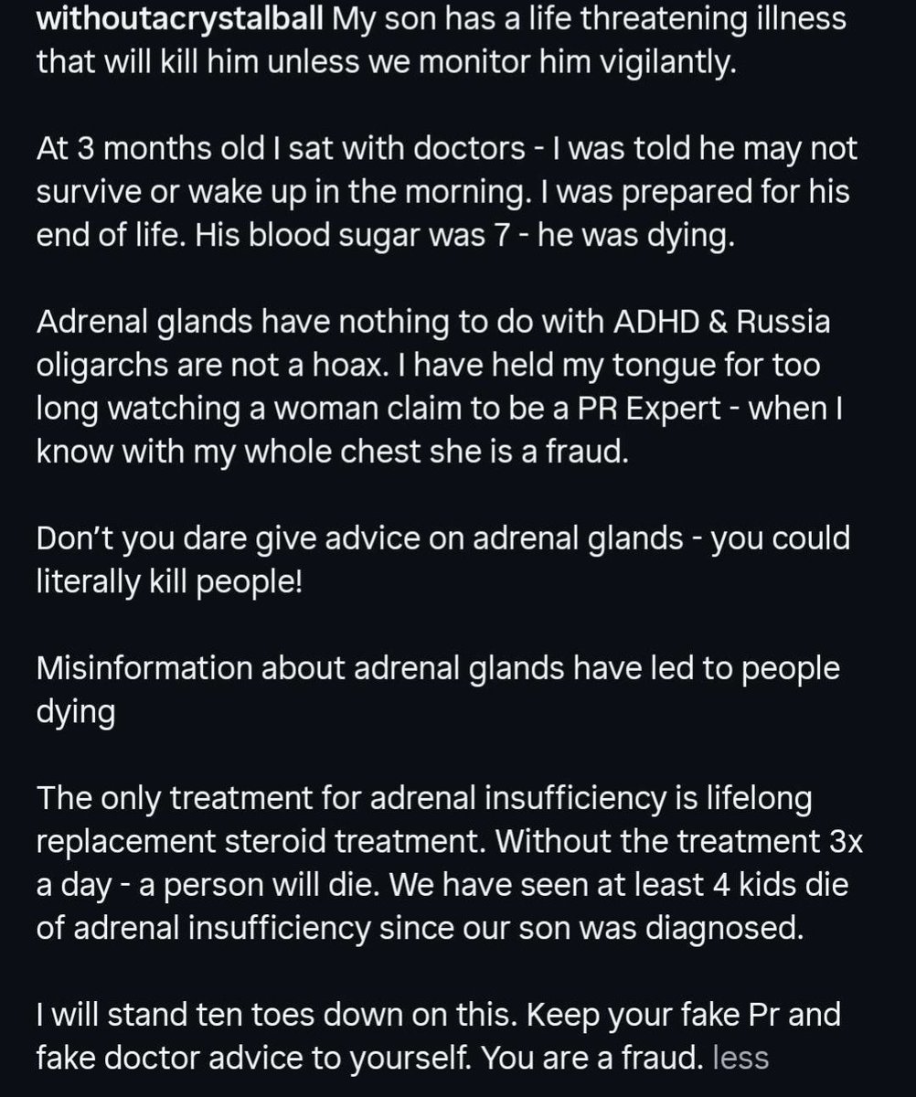 Katie Joy is the one who is misinformed!!! #woacb
Here's my response to this bull dang post youtube.com/post/Ugkxfa9MA… if only KJ cared enough about V to fkn get sober &amp; be a mum! 
YOUR POST IS FULL OF  SELF-SERVING BS, P! I see straight through you #narcissistmom pos!