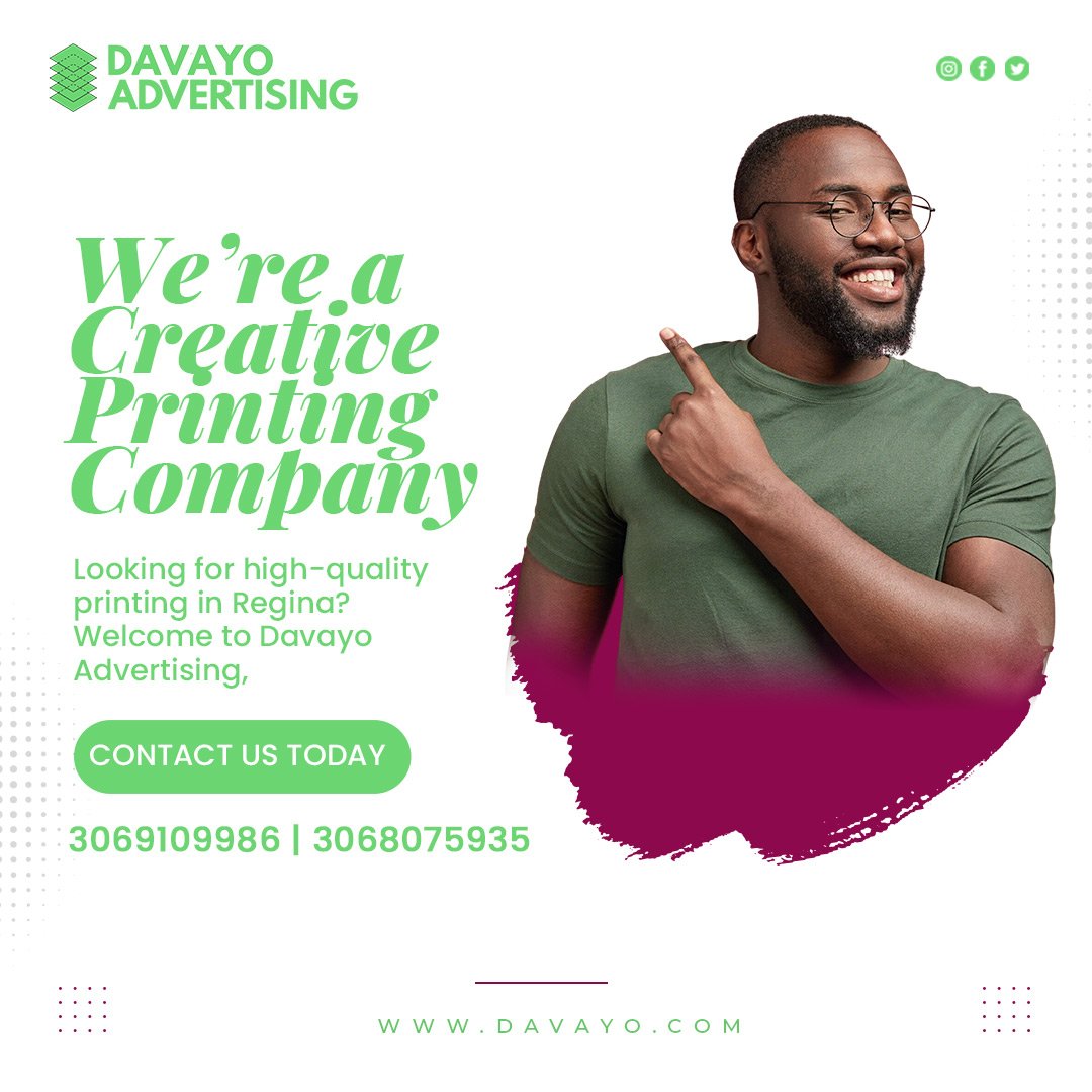 Davayoit's tweet image. We’re not just printers.
👉 We’re a Creative Printing Company that turns ideas into impact.

From business cards to magazines, we deliver prints that inspire &amp;amp; brands that shine.

📍 Serving Regina, Canada.
🚀 Let’s create something unforgettable

#CreativePrinting  #PrintsRegina