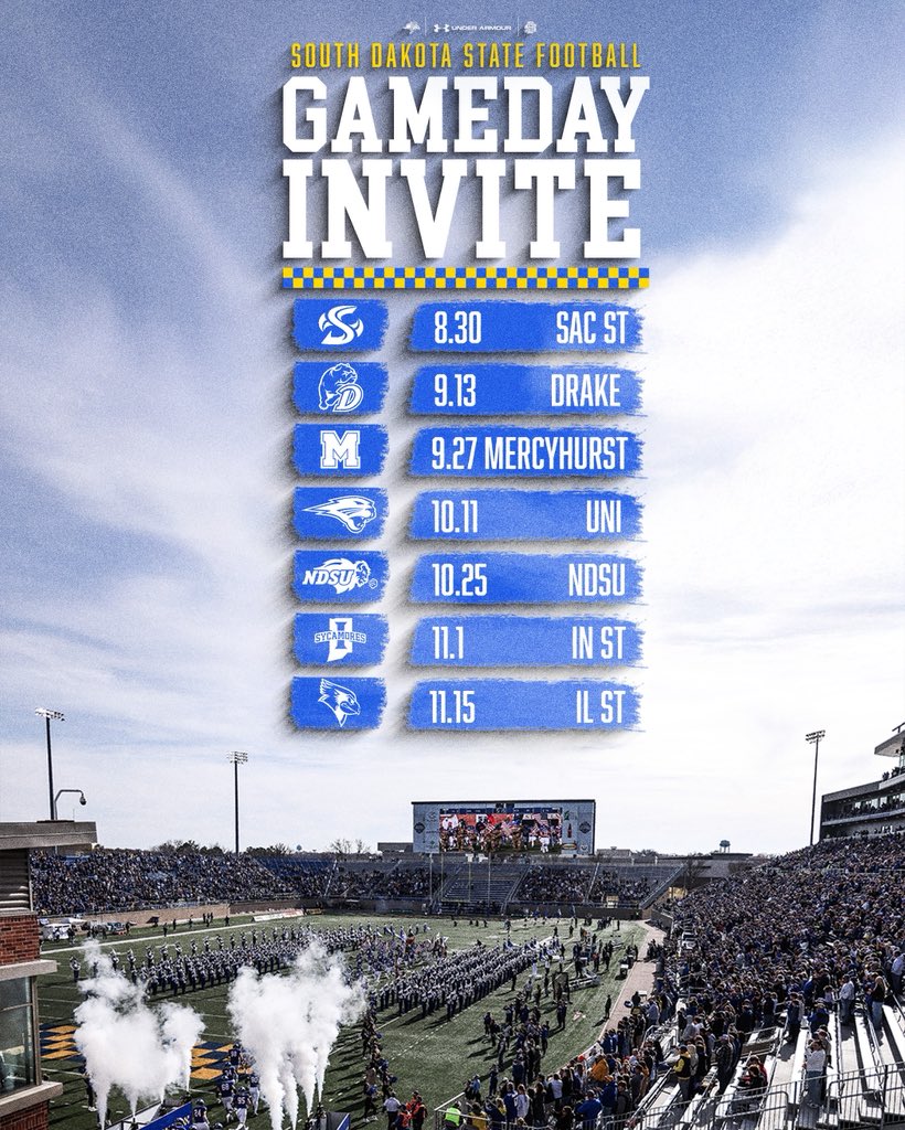 Can’t wait to be back in Brookings on Saturday!! Thank you <a href="/CoachiJACK/">Coach IJack</a> for the invite!