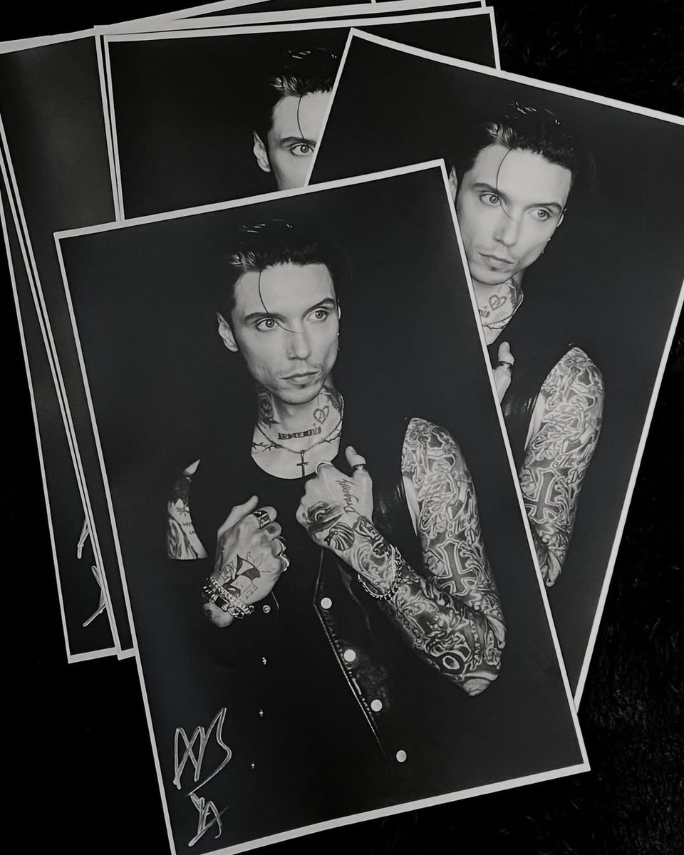 Never Take It Off (@nevertakeitoff) on Twitter photo BVB Army‼️ If you haven’t snagged this HUGE deal of 50% OFF <a href="/andyblack/">Andy Biersack</a>'s HAND SIGNED Poster with any 2 items using code: ANDYPOSTER50 there’s still time! We’re down the last handful & they’re going fast. Poster must be in your cart for the code to work!✔️
Andy-Biersack.NeverTakeItOff.com BVB Army‼️ If you haven’t snagged this HUGE deal of 50% OFF <a href="/andyblack/">Andy Biersack</a>'s HAND SIGNED Poster with any 2 items using code: ANDYPOSTER50 there’s still time! We’re down the last handful & they’re going fast. Poster must be in your cart for the code to work!✔️
Andy-Biersack.NeverTakeItOff.com