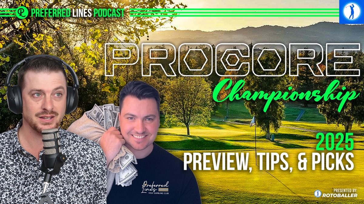 After a brief social media detox🔋, ready to hop back in the saddle tonight with my guy <a href="/PGATout/">John Haslbauer</a> for Preferred Lines🎙️

Talkin' Tommy, 🏆 Selections, Silverado Specs, and our PICKS TO WIN 💰

Come hang with the boys &amp; appreciate the Fall Swing support 👊

Link: