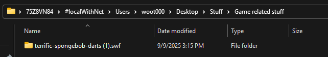 w00t000's tweet photo. @GenocityZone okay it seems like it creates specific folders that mimic the path you opened a .swf on (starting somewhere in "#SharedObjects"), try copying the data in the folder you originally opened it on to the new one? maybe this will work? idk i never tested it https://t.co/I8u4Ogta9h
