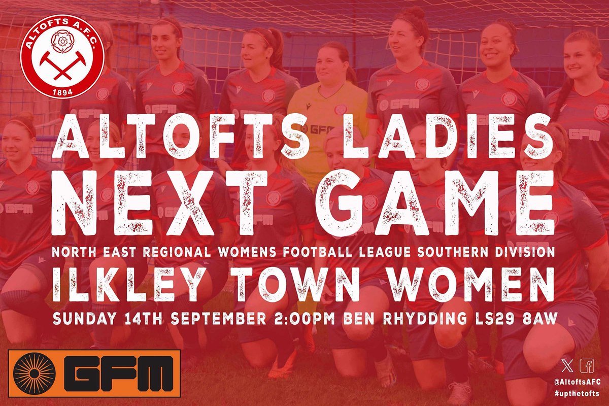 Our first league game of the season is here! 
We are on the road to face <a href="/ilkleytown/">Ilkley Town AFC</a> this weekend. 
14:00 kick off at Benn Rhydding Sports Club, LS29 8AW.