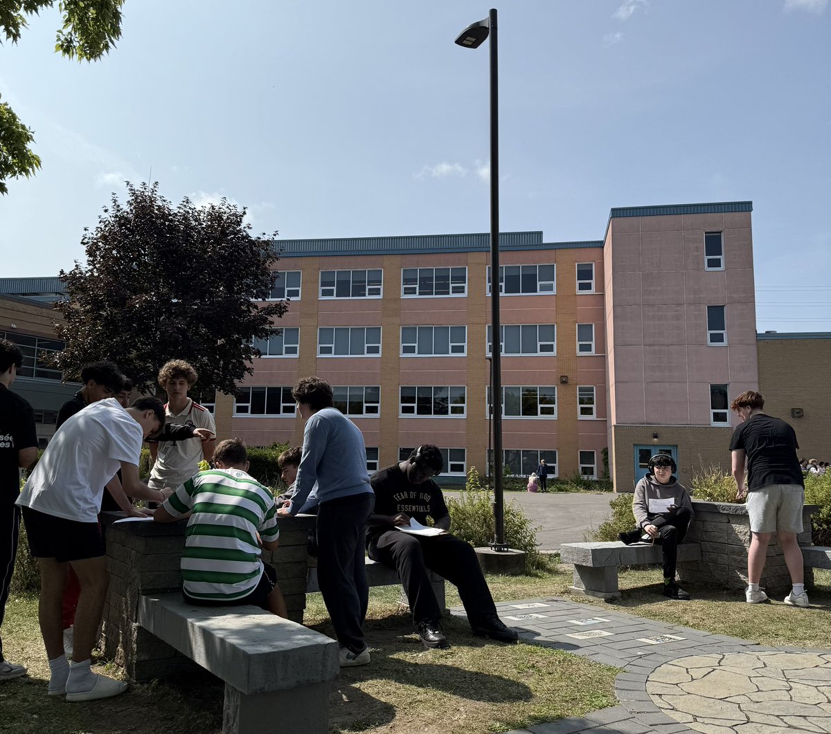 Greg Lawson (@glaws075) on Twitter photo Today NBE3U and NBE3C/E students at <a href="/StPiusXOCSB/">St. Pius X High School</a> utilized our outdoor classroom to reflect on their positionality and write land acknowledgements while thinking of how we can work towards reconciliation and be stewards of the land Today NBE3U and NBE3C/E students at <a href="/StPiusXOCSB/">St. Pius X High School</a> utilized our outdoor classroom to reflect on their positionality and write land acknowledgements while thinking of how we can work towards reconciliation and be stewards of the land