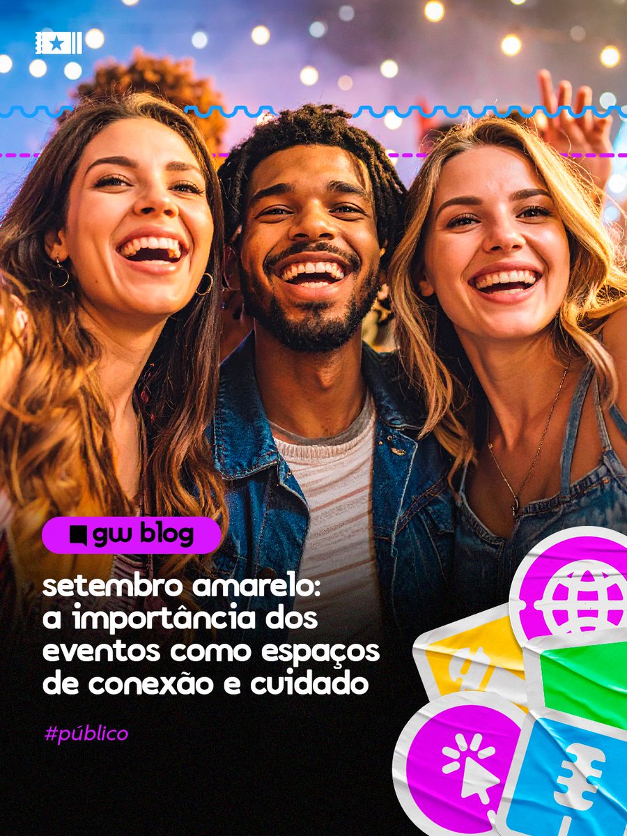 GuicheWeb's tweet image. 💛 Setembro Amarelo é um convite para olhar para a vida com mais cuidado, empatia e conexão. E você sabia que os eventos podem ser grandes aliados nessa jornada? ✨

👉 Leia o artigo completo no blog da Guichê Web: lnkd.in/dZD7JZak