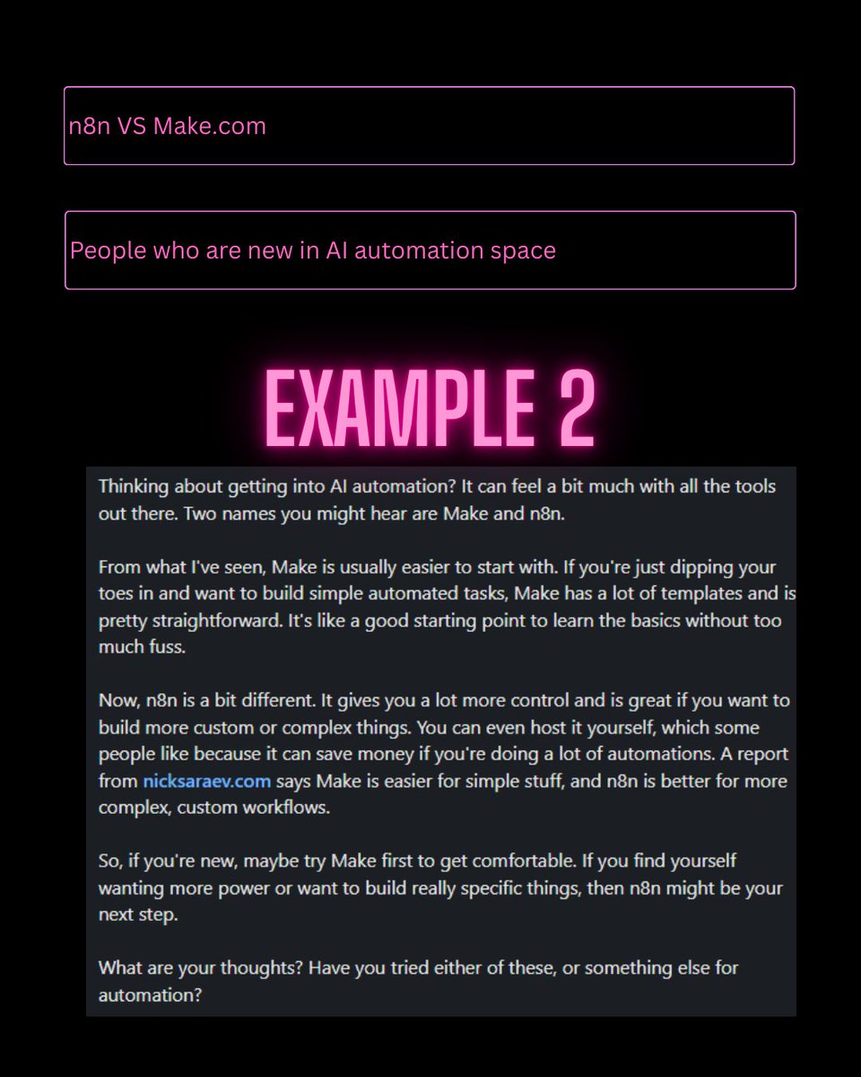 marium_dev's tweet image. Created this AI agent that posts on linkedin on your behalf. 
Just need to give it a topic + target audience. 
Best part, i created it in such a way that it adapts human tone. 
The posts never looks like AI written.

Don't believe me?
Try it out yourself.
github.com/marium-noor/Li…