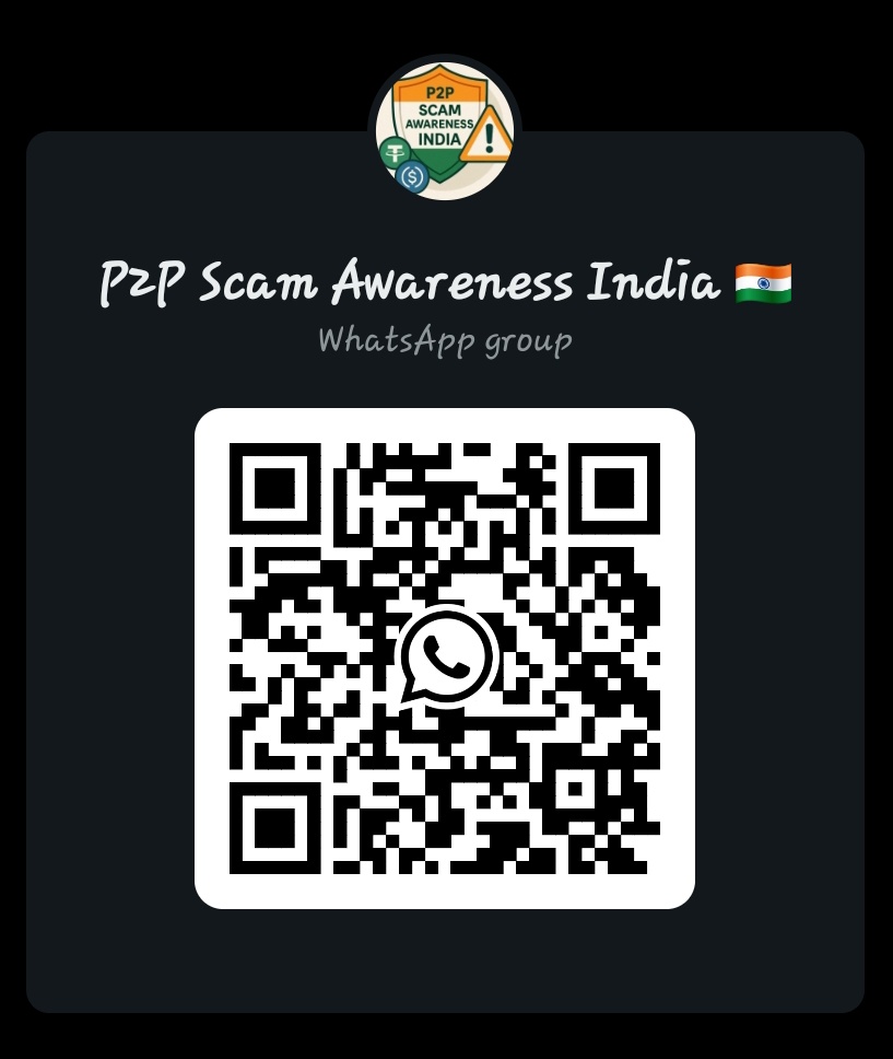⚠️ If someone is pushing for in-person P2P deals, it’s a red flag. Don’t let your guard down — protect your funds, protect your community.

Join our mission to spread awareness on #P2Pscams.