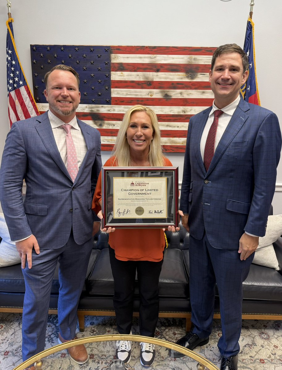 Honored to receive the “Champion of Limited Government” award from the Institute for Legislative Analysis!

They’ve created a website showcasing the top conservatives in Congress voting for freedom and exposing the RINOs.

See my award-winning profile here 👇