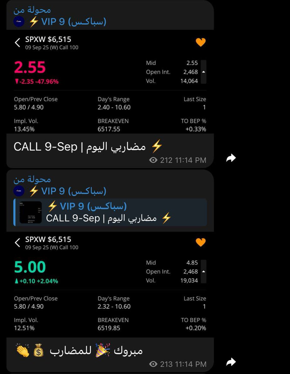 sn_7lll's tweet photo. #الأسهم_الأمريكية #الاوبشن #عقود_الخيارات #الأوبشن #تداول_الأوبشن #استراتيجيات_الأوبشن #متداول_الأوبشن #خيارات_الأسهم #السوق_الأمريكي #الأسهم #الاستثمار #تداول #المال 
💚💚💚💚
بلا نقـاش .. وبلا منافـس 
سنايبر دايم في الساحة الافضل

ماشاءالله تبارك الله💰
https://t.co/qTnvKqZBv3 https://t.co/n0OPGYDBo1
