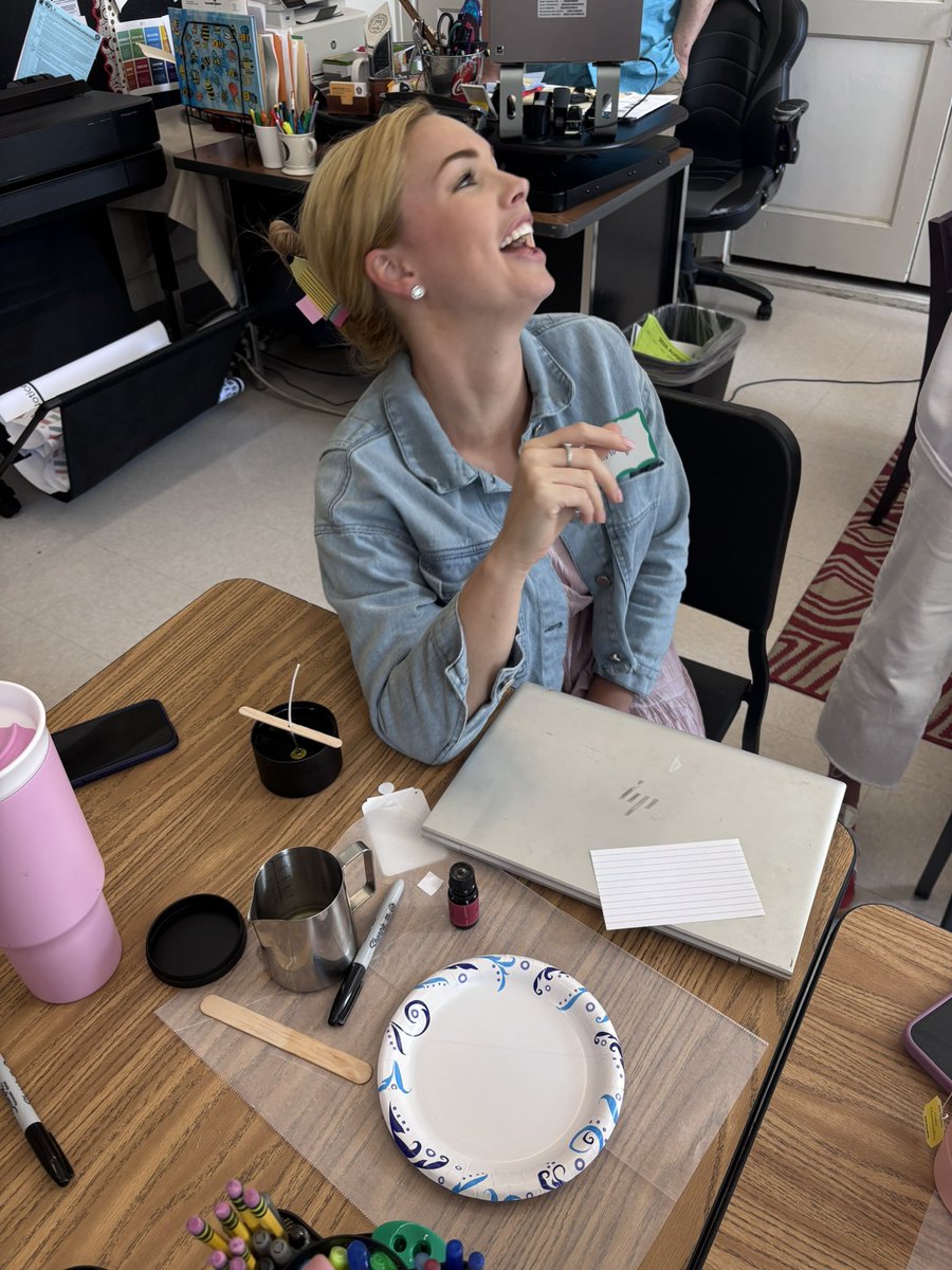 jbland100's tweet photo. This is your sign to book candle making with @SEL_APS &amp; @ToliverDennis with your leadership team!  What A fun and engaging way to connect with your school leaders!

@MsSmall2016 @Topperville2 @KathrynNails @SuLambCoach @apsupdate https://t.co/RIteywwnLi