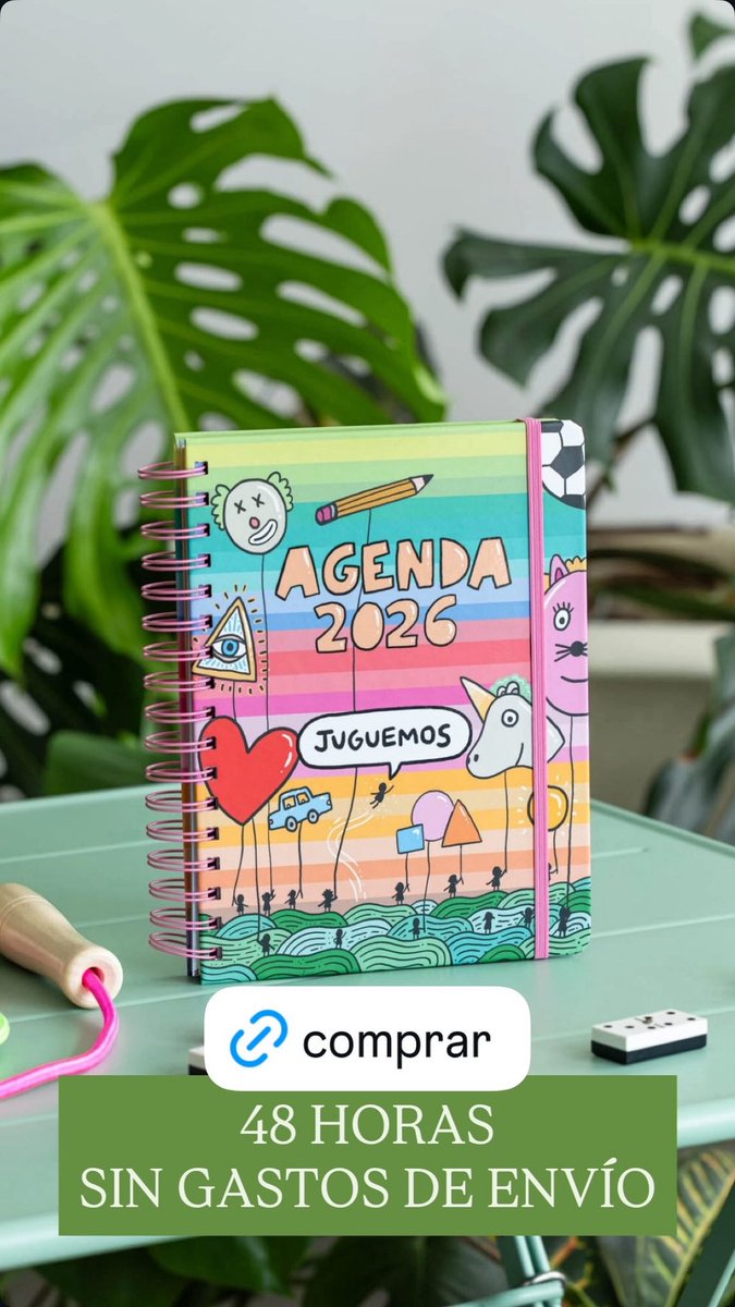 Y si quieres ir encargando la agenda de 2026, aquí también.

sl1nk.com/vEp8F