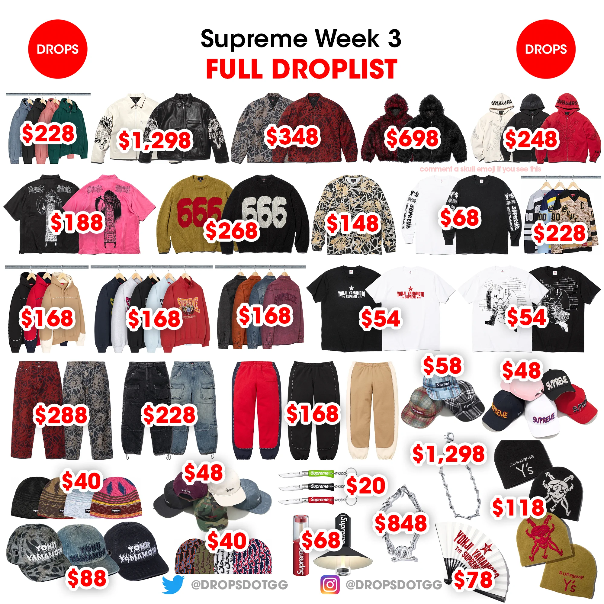Supreme Drops on X: 