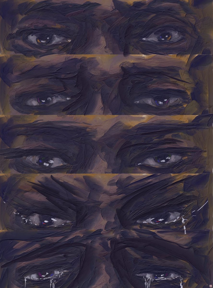 AnthonyAzekwoh's tweet photo. Grief's Eyes.
My new open edition, is a reflection of the expressions we hold going through grief. 
It will run for three days till Sunday and the collector with the highest number of editions will be airdropped the 1/1 Joy's Eyes. https://t.co/lgrfwYtPGS
