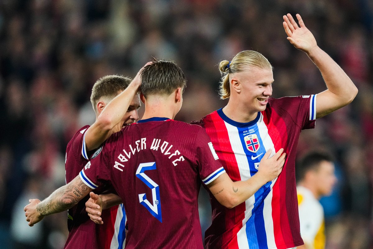 Erling Haaland scores FIVE as Norway put ELEVEN past Moldova 😳