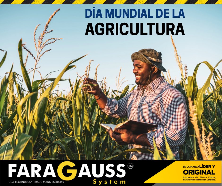 FaragaussMx's tweet image. #UnDíaComoHoy | Conmemoramos el día de la #Agricultura. El impacto directo de un rayo ⚡️ puede quemar plantas en un radio de hasta 30 m, generar muerte de ganado de pastoreo y afectaciones de trabajadores agrícolas. Los #Pararrayos son vitales en los campos agrícolas