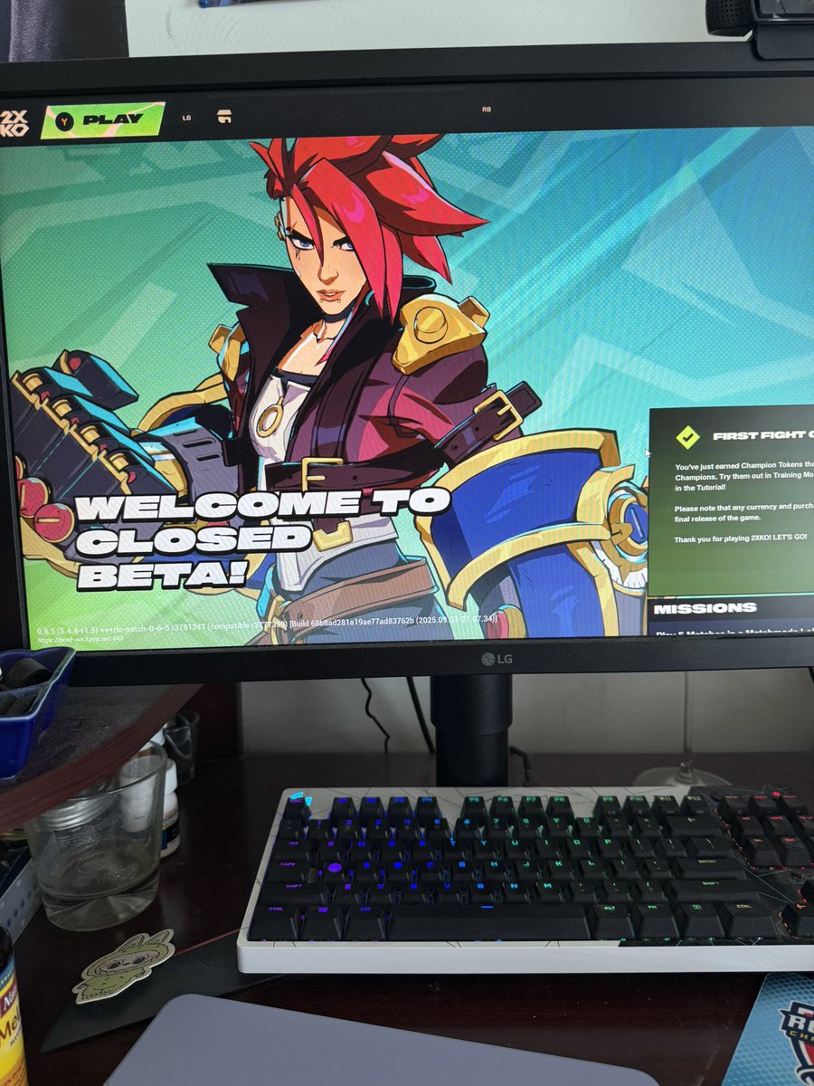 super excited to get access to the 2XKO beta right away after not getting into the tokon beta! time to get to work!