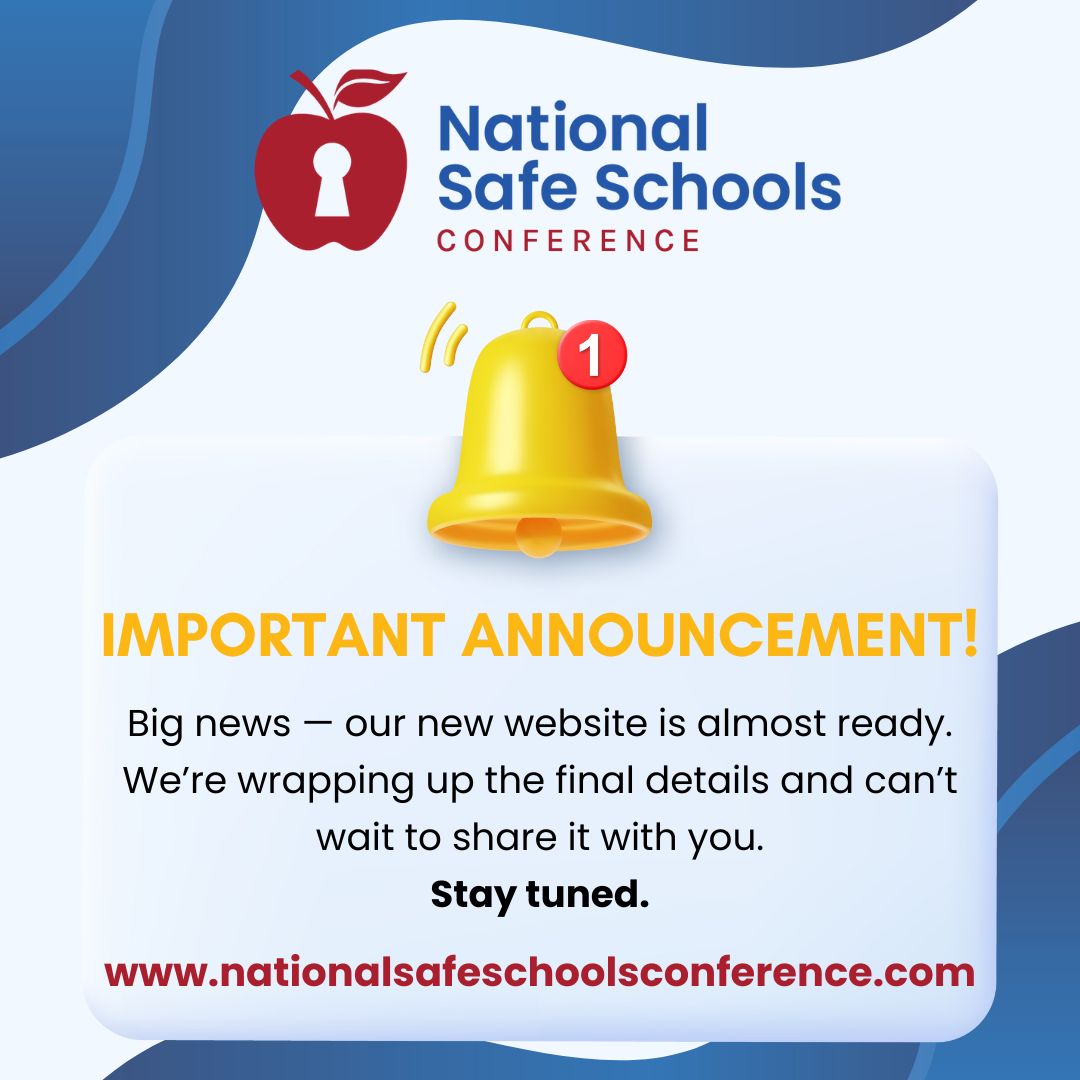 We can't wait to show you what we've been working on. Stay tuned: nationalsafeschoolsconference.com
#NSSC #NationalSafeSchoolsConference #SchoolSafety #SafetyConference 🍎🔐