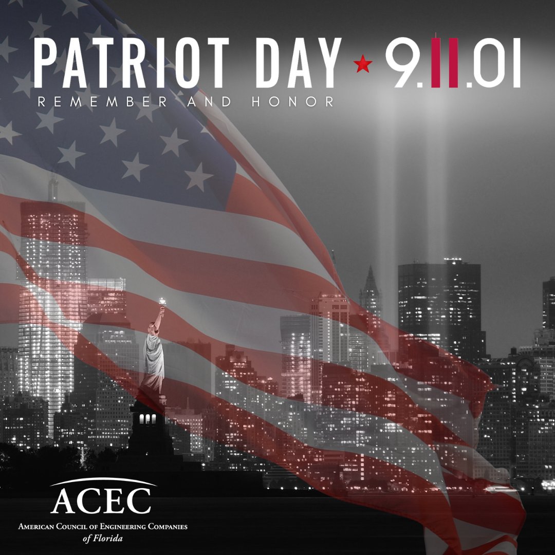 On this #PatriotDay, we are reminded of the precious lives lost as well as the courageous actions by first responders. September 11, 2001, is a day we will #NeverForget. #911Day