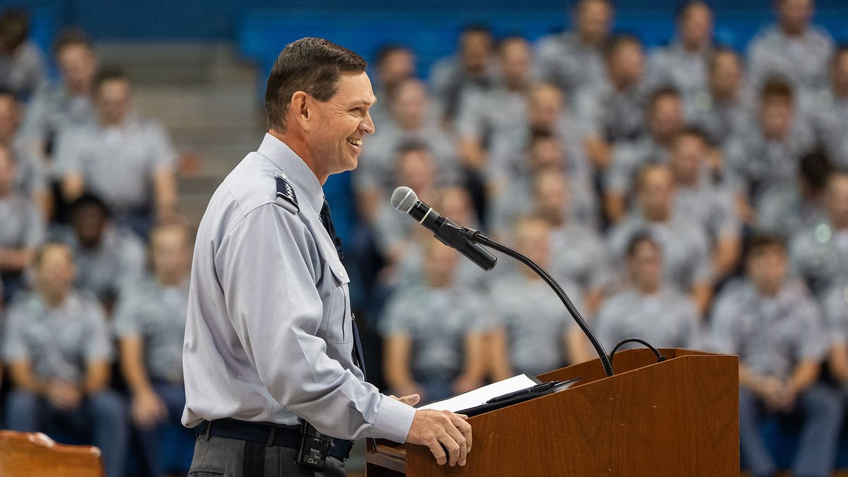 Citadel1842's tweet image. Gen. B. Chance Saltzman @SpaceForceCSO, Chief of Space Operations for the U.S. Space Force, spoke to the Corps of Cadets as part of The Citadel’s Greater Issues Series. He discussed the role of space in national security and answered questions about its future as a critical…