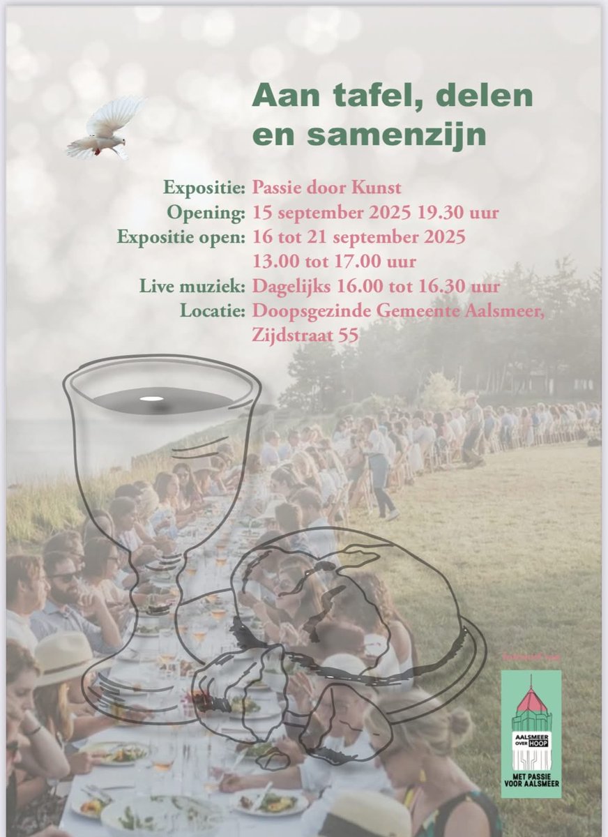 Maandag 15 september opening Passie door Kunst in Doopsgezinde Kerk.