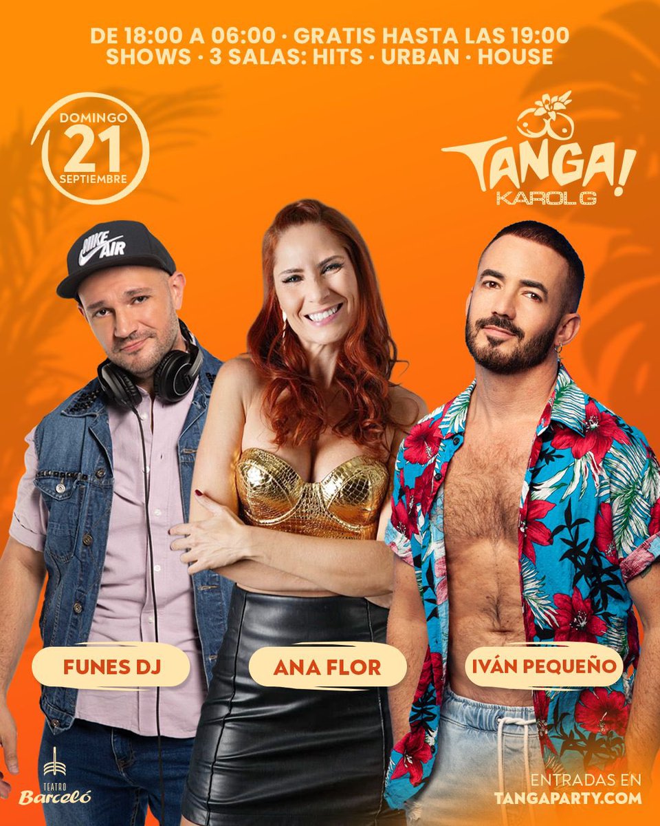 TANGA Party 10 Años
L A  R E N T R É E 💅🏻