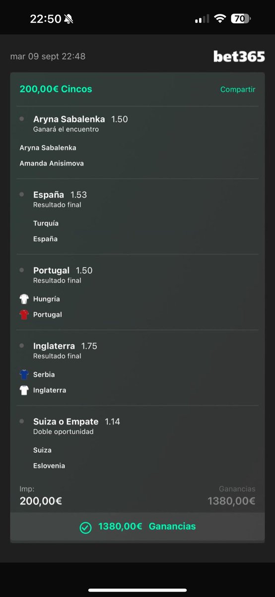 PARA DENTRO CUOTA 7✅🤩

Donde están los que decían que si Inglaterra no sé qué?  Los quiero ver que no se escondan y salgan a la luz 

Jejejeje, seguimos😉