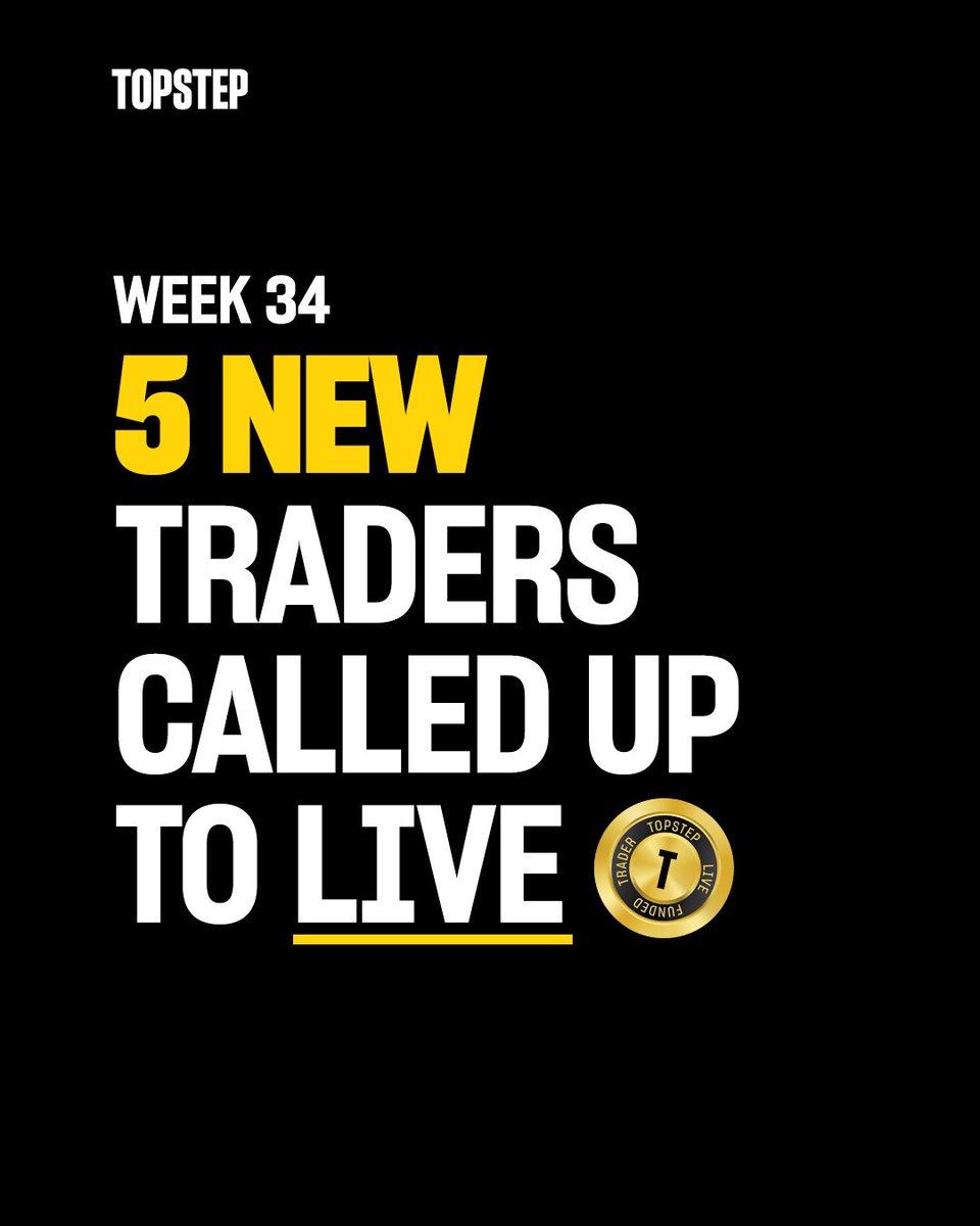 Last week, another 5 traders were called up to LIVE! 💪 These traders proved they have the habits, skills, and discipline to trade like pros, and now they’re trading with real capital. 

Ready to be next? Start your journey with us today and see how far you can go!
