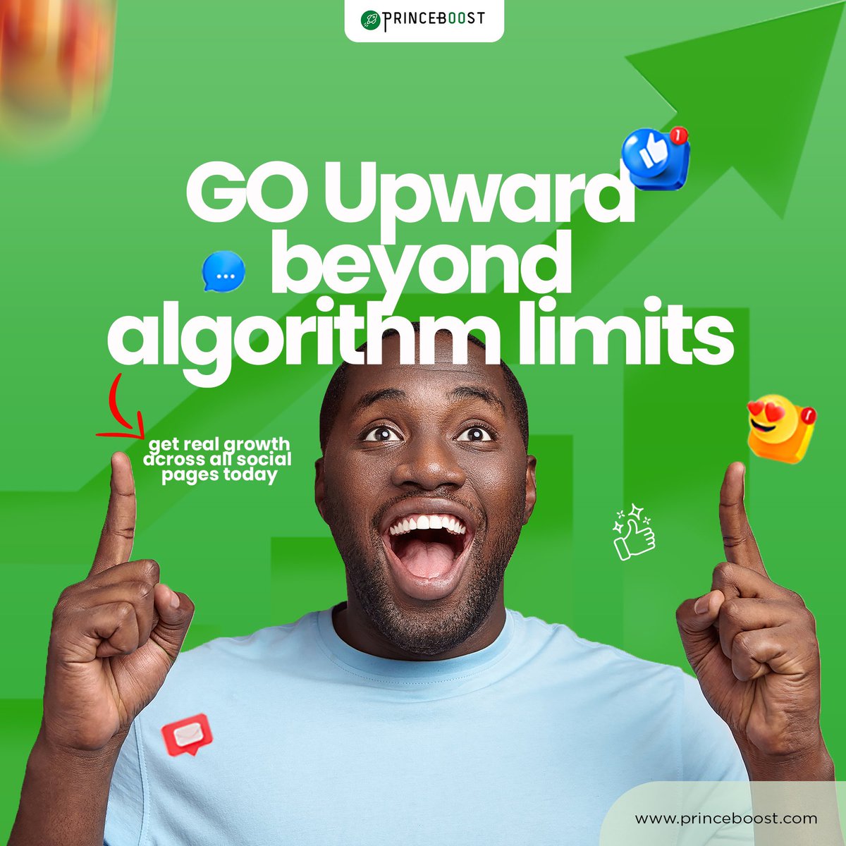 Princeboost's tweet image. Break past the algorithm! 🚀
Real growth across all your social platforms — no limits, no guesswork.
Let your content reach who it deserves to! 📈💥
#Princeboost #AlgorithmHack
#SocialMediaGrowth #brandvisibility #socialmediaboost #socialmediavisibility