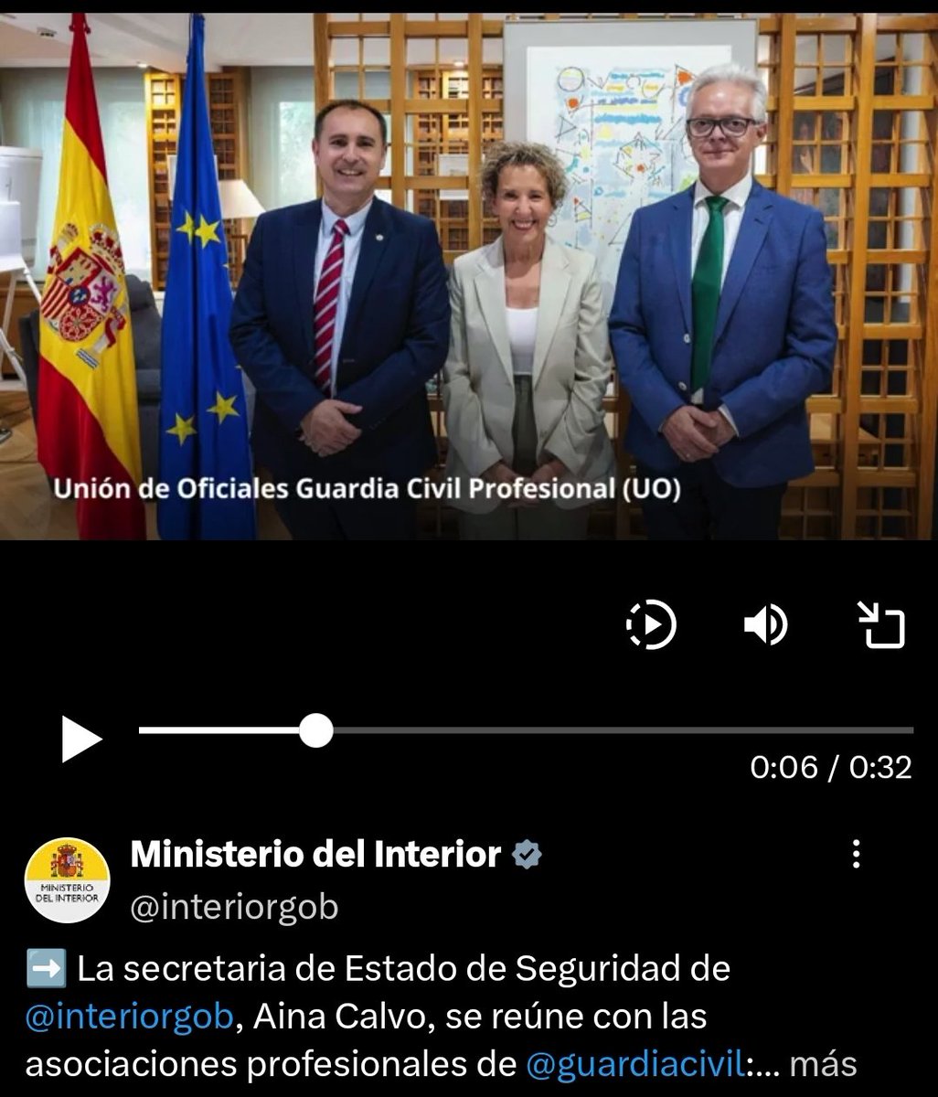 UnionOficiales's tweet photo. Desde el año 2007 que se crearon las asociaciones profesionales, es la primera secretaria de Estado de Seguridad que nos abre la puerta de su despacho, gesto que merece nuestro agradecimiento. @interiorgob https://t.co/L3OC2wwCGv