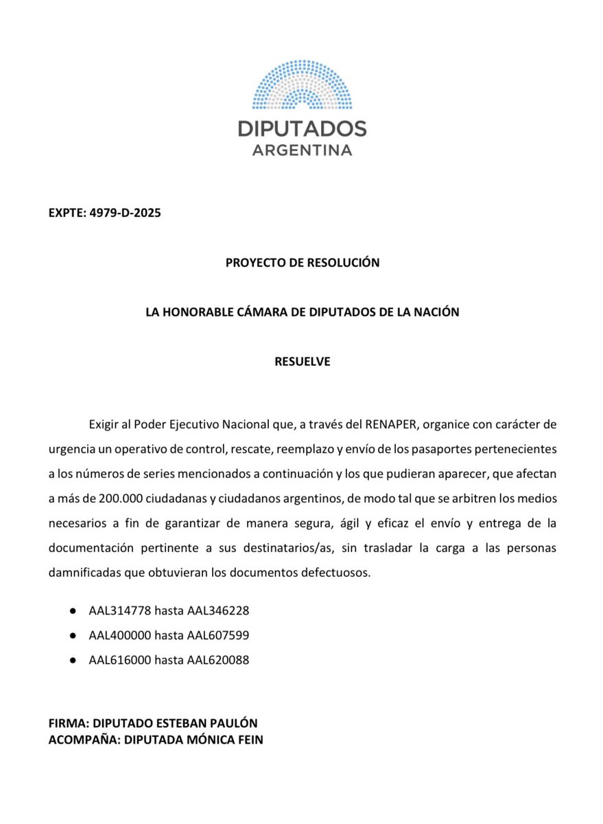 GOBIERNO DE INOPERANTES 

La falta de controles y el desgobierno del <a href="/renaper_ar/">RENAPER</a> bajo la órbita de <a href="/GAFrancosOk/">Guillermo Francos</a> ha dejado a más de 230.000 compatriotas a merced de un error prevenible.
El gobierno DEBE HACERSE CARGO YA! 
La desregulación “boba” de <a href="/fedesturze/">Fede Sturzenegger</a> y la motosierra de