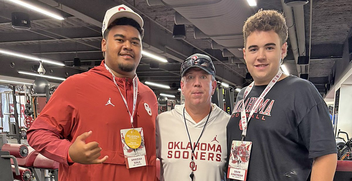 Oklahoma had the No. 2 player in Hawaii in 2027, Kapa'a (Hawaii) offensive tackle Amaziah Siale, in town over the weekend 247sports.com/college/oklaho…