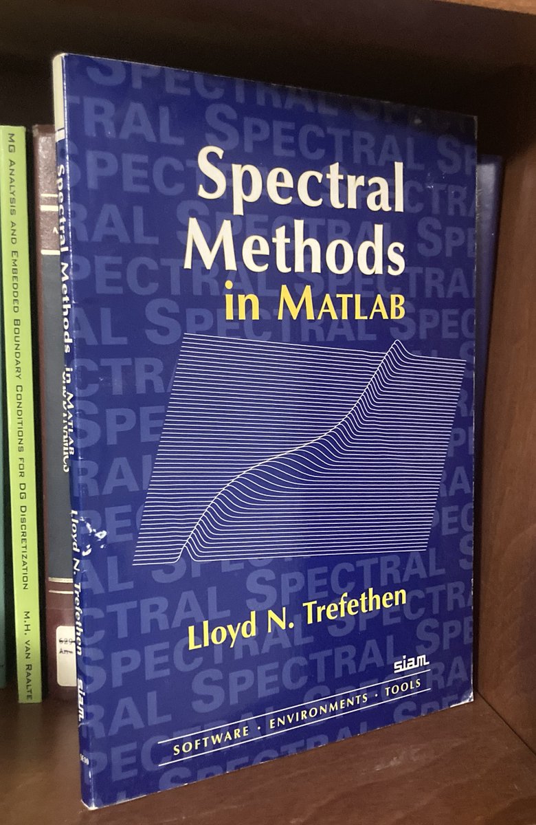 HiroNishikawa's tweet image. &quot;Spectral Methods in MATLAB&quot; by Lloyd N. Trefethen.